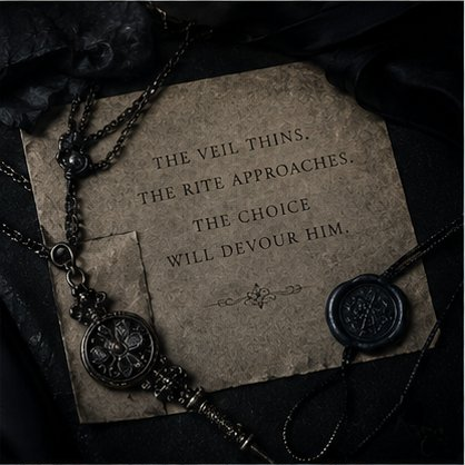 The veil thins. The rite approaches. The choice will devour him.